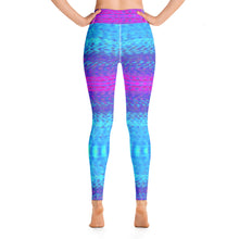 Load image into Gallery viewer, Winter Glitch Yoga Leggings