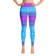 Load image into Gallery viewer, Winter Glitch Yoga Leggings