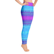 Load image into Gallery viewer, Winter Glitch Yoga Leggings