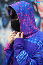 Load image into Gallery viewer, Magenta Oroboro Glitch Unisex Hoodie