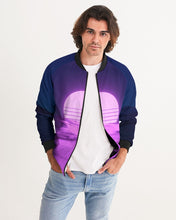 Load image into Gallery viewer, Fuchsia Sunrise Bomber Jacket
