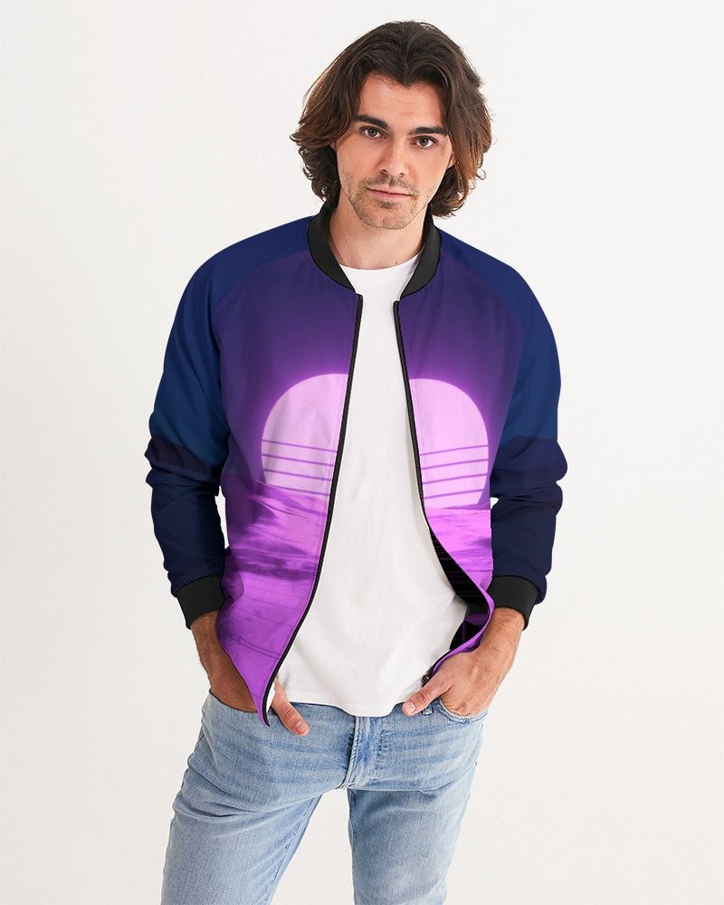 Fuchsia Sunrise Bomber Jacket