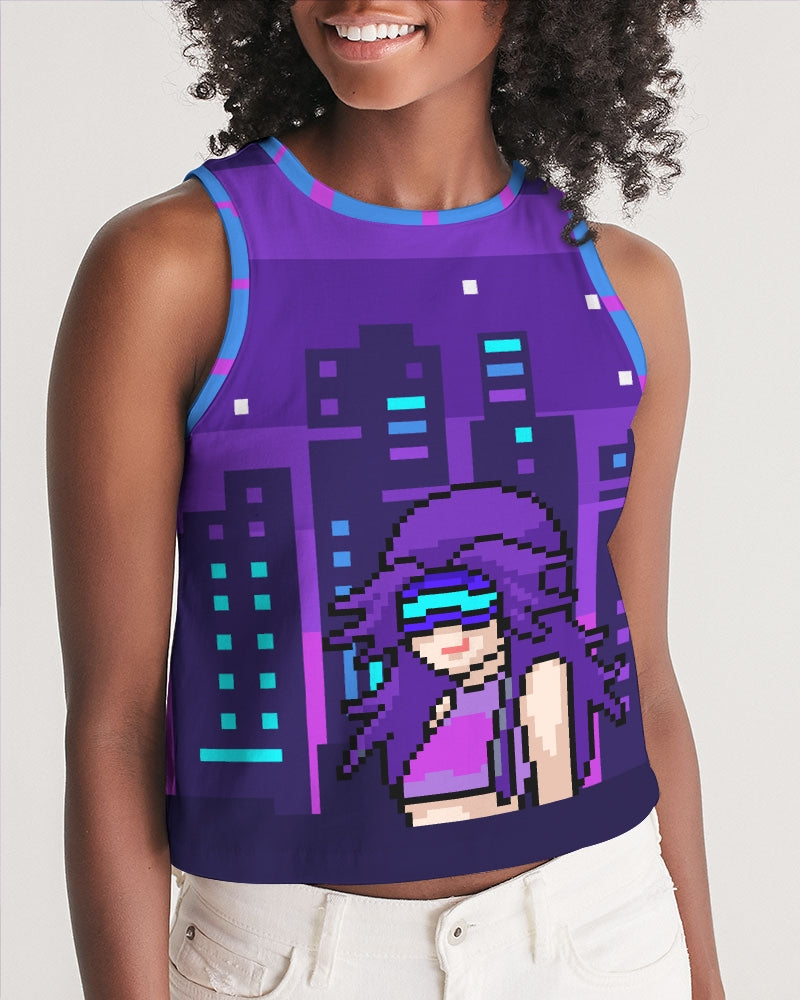 Cybergirl 8bit Crop Top