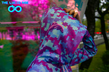 Load image into Gallery viewer, 8-Bit Camo Women&#39;s Hoodie
