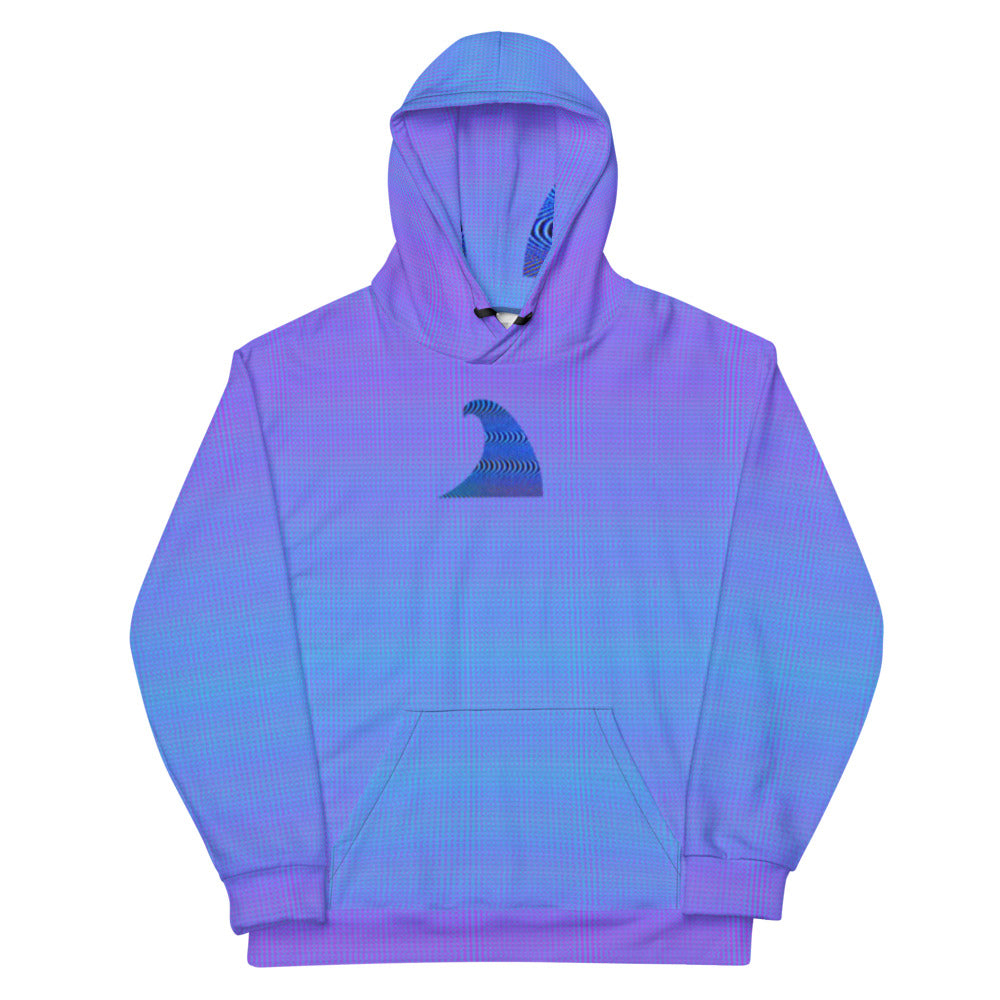 Glitch Wave Unisex Hoodie (Premium Cotton Blend)