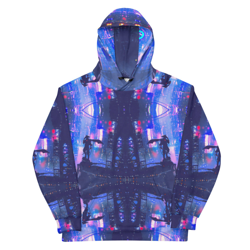 Cyber Samurai Unisex Hoodie (Premium Cotton Blend)