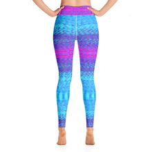 Load image into Gallery viewer, Winter Glitch Yoga Leggings
