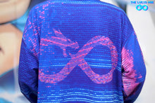 Load image into Gallery viewer, Magenta Oroboro Glitch Unisex Hoodie (Premium Cotton Blend)
