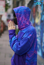 Load image into Gallery viewer, Magenta Oroboro Glitch Unisex Hoodie (Premium Cotton Blend)
