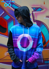 Load image into Gallery viewer, Vaporwave Circle Men&#39;s Hoodie
