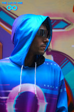 Load image into Gallery viewer, Vaporwave Circle Men&#39;s Hoodie
